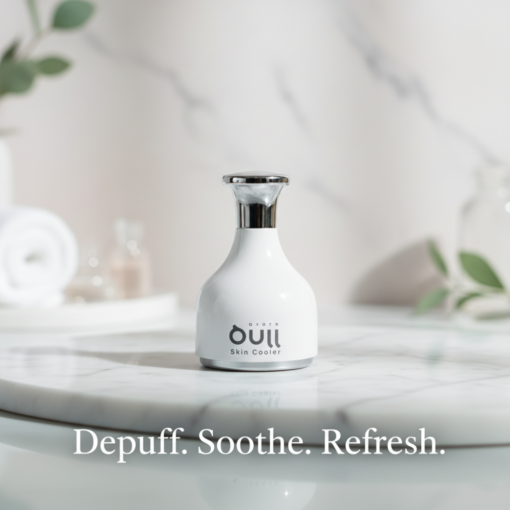 OUII Skin Cooler Facial Massage Tool | Cooling Depuffing Beauty Tool