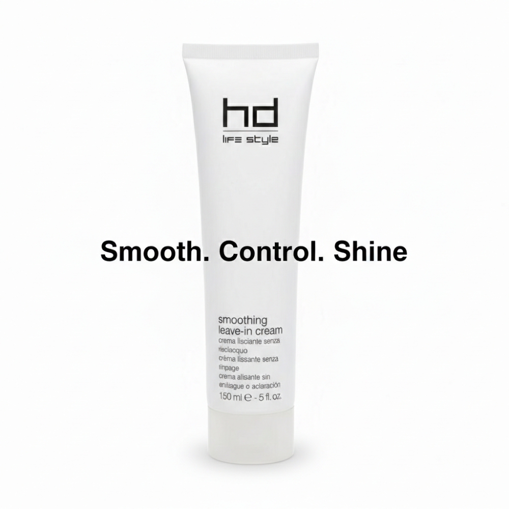 HD Life Style (Farmavita) Smoothing Leave-In Cream (150ml)| Frizz Control & Shine Treatment