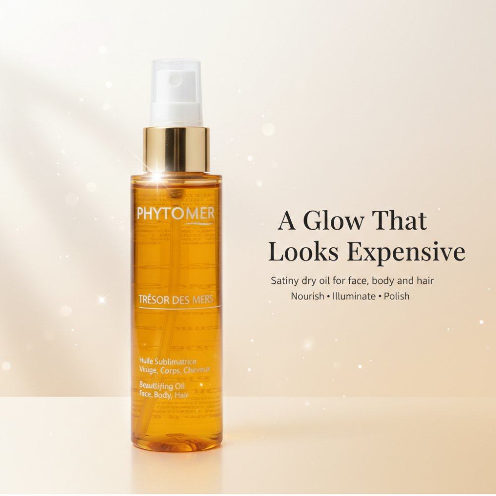 Phytomer Trésor des Mers Beautifying Oil 100ml | Face, Body & Hair Dry Oil