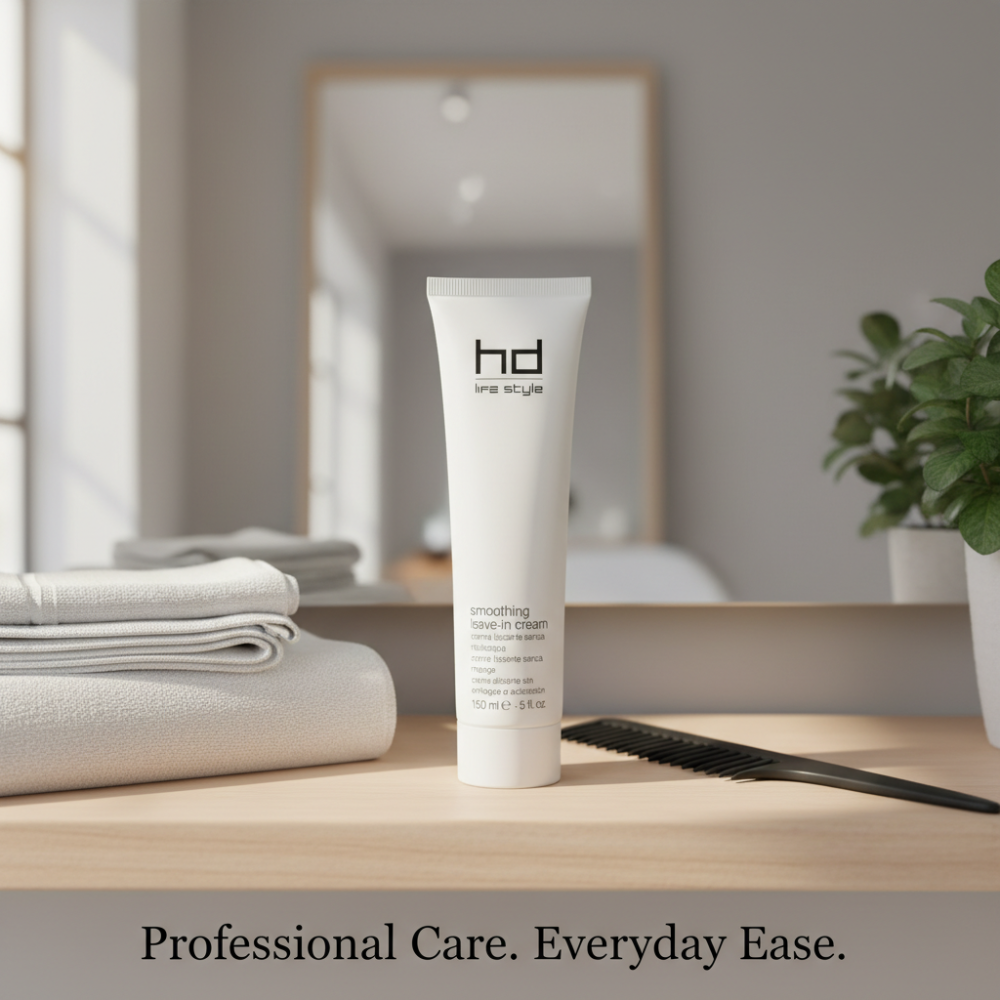 HD Life Style (Farmavita) Smoothing Leave-In Cream (150ml)| Frizz Control & Shine Treatment
