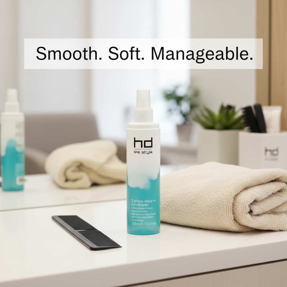 HD Life Style 2-Phase Leave-In Conditioner(220ml) | Detangling & Shine Spray