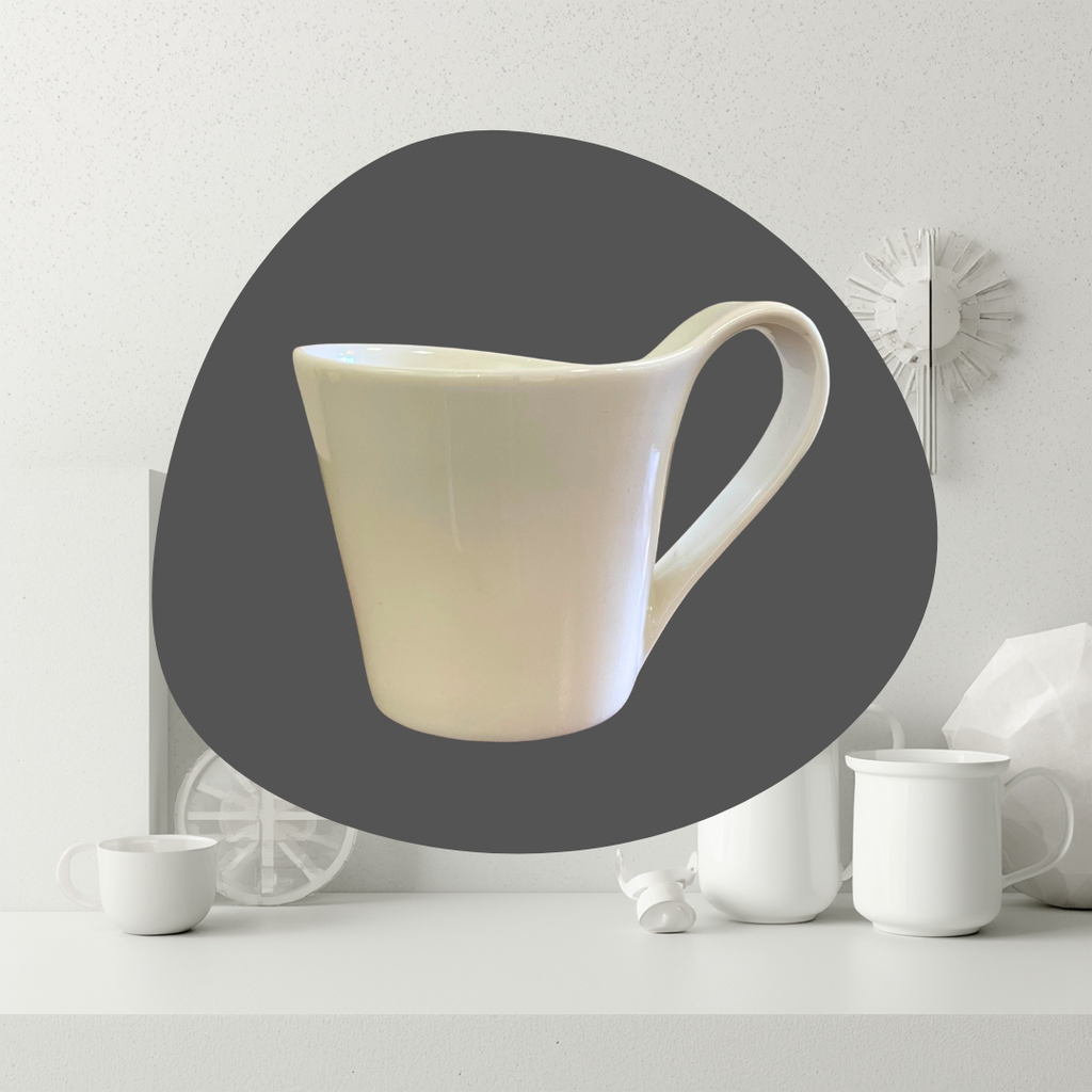 Luzerné Coffee Cup with Croissant Tray (240ml)