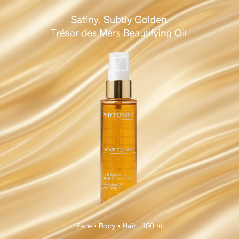 Phytomer Trésor des Mers Beautifying Oil 100ml | Face, Body & Hair Dry Oil