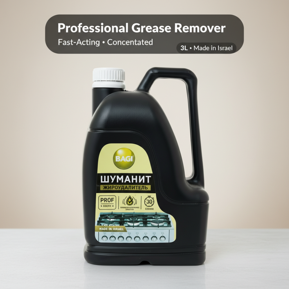 BAGI Shumanit Grease Remover 3L | Heavy Duty Stove Cleaner