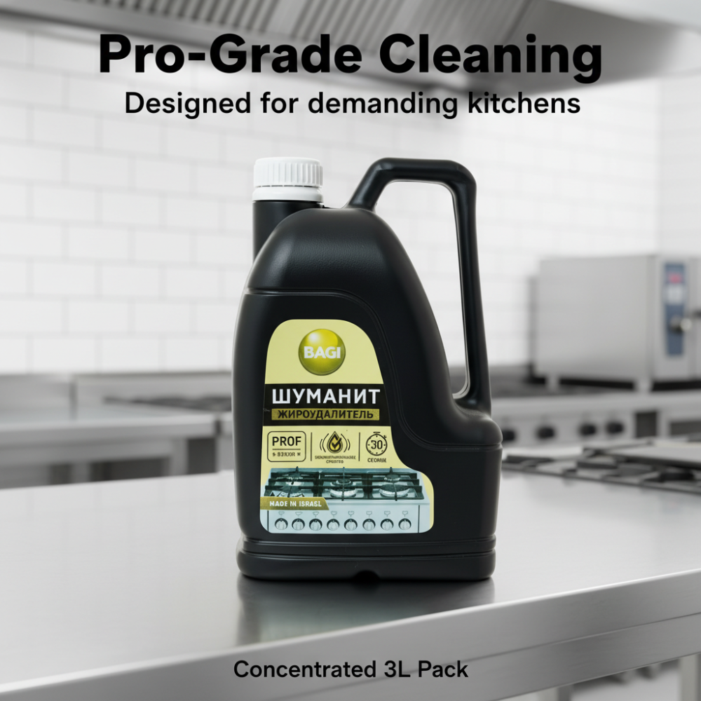 BAGI Shumanit Grease Remover 3L | Heavy Duty Stove Cleaner