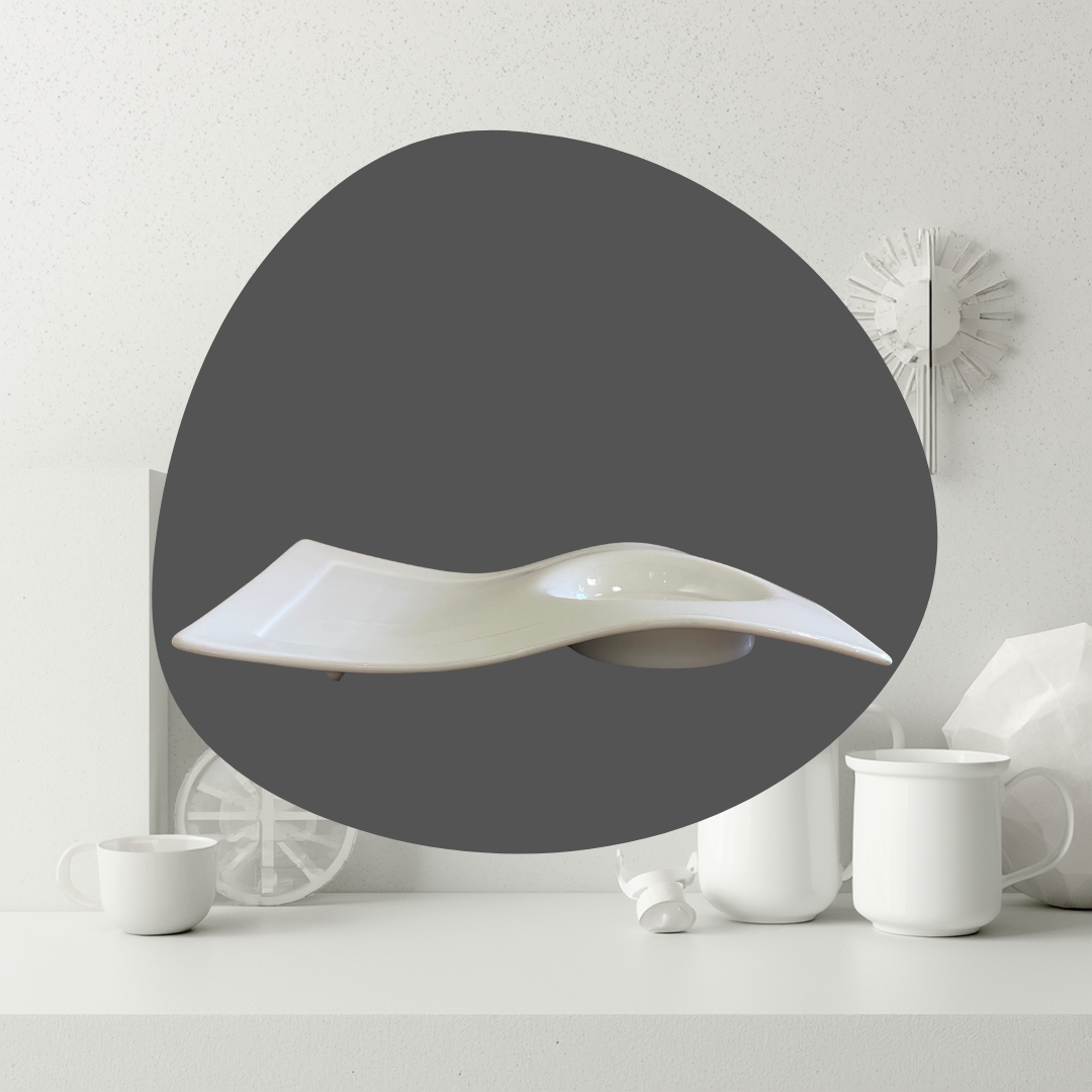 Luzerné Coffee Cup with Croissant Tray (240ml)