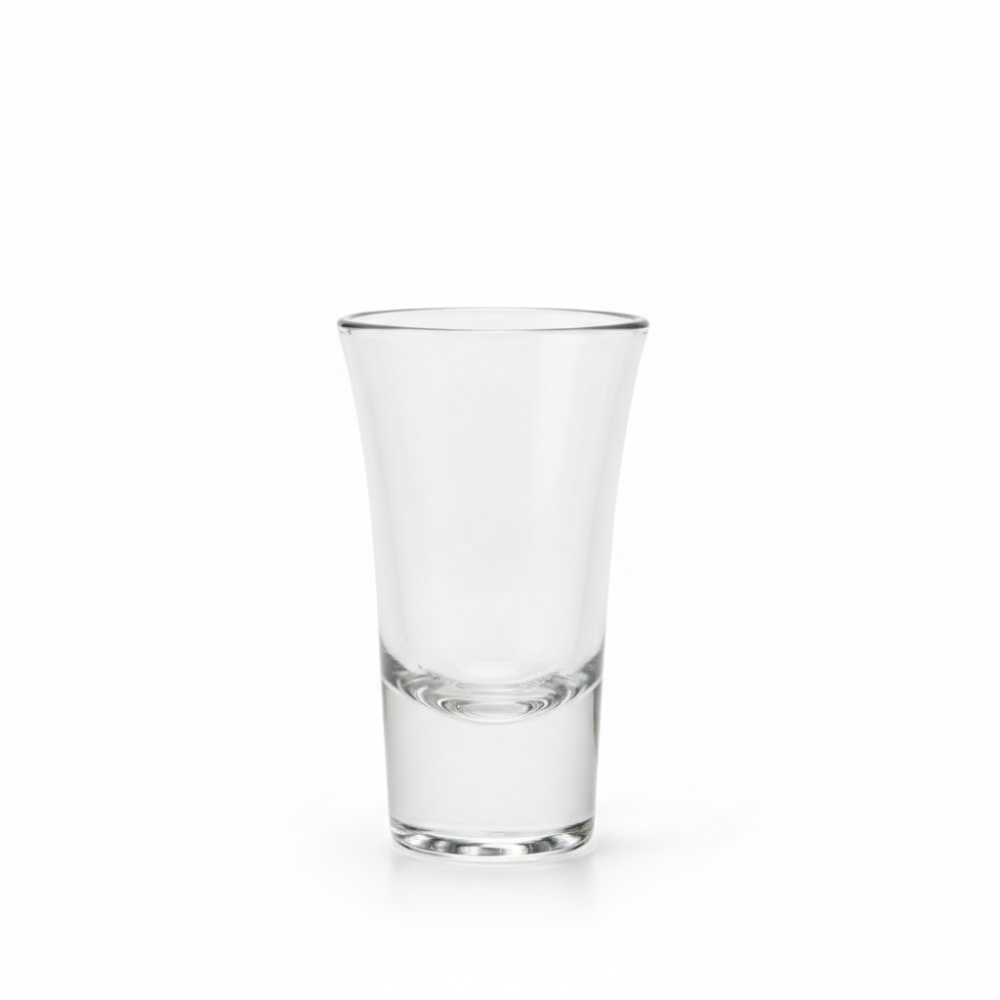 Premium Flared Shot Glass (60 ml) | Heavy Base Shooter Glass