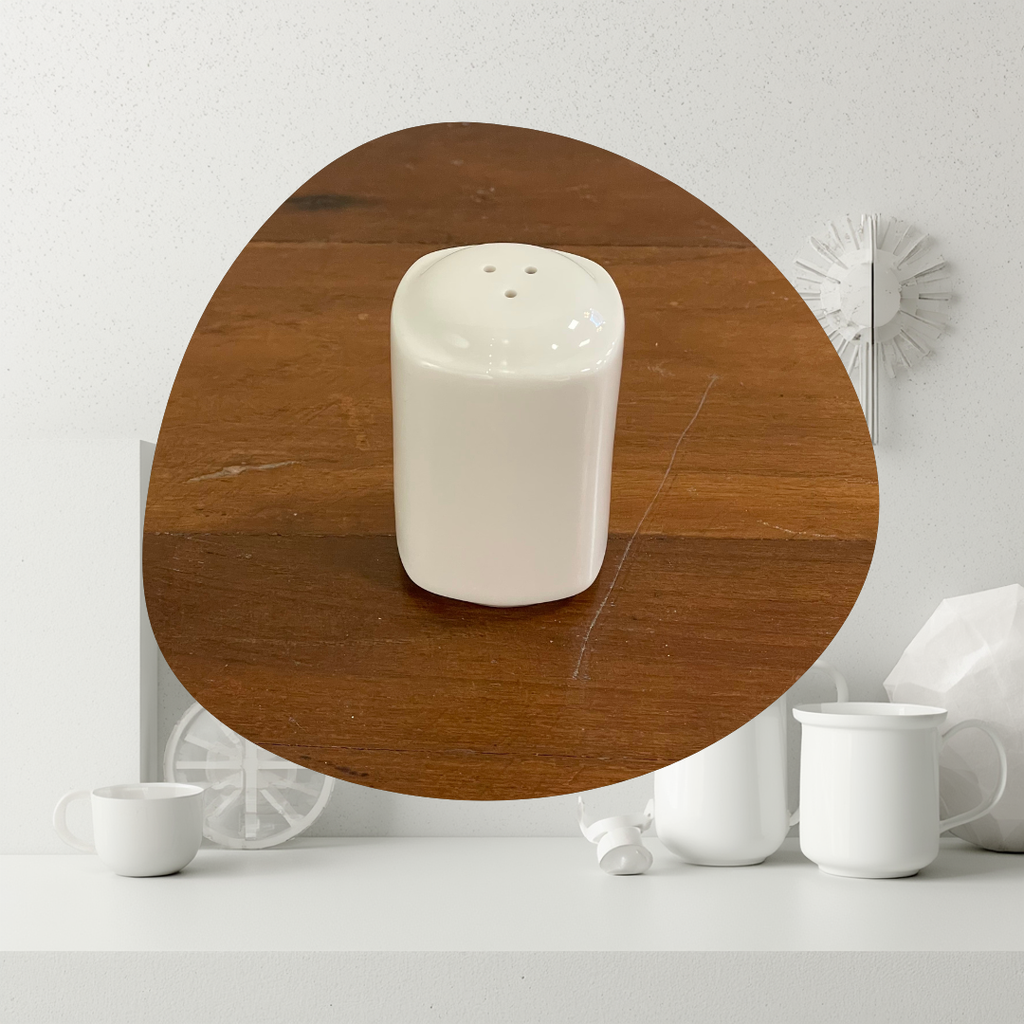 Porcelain Coarse Salt Shaker (Pepper & Coarse Salts)