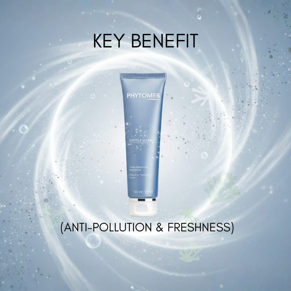 PHYTOMER Souffle Marin Cleansing Foaming Cream – Fresh Anti-Pollution Cleanser