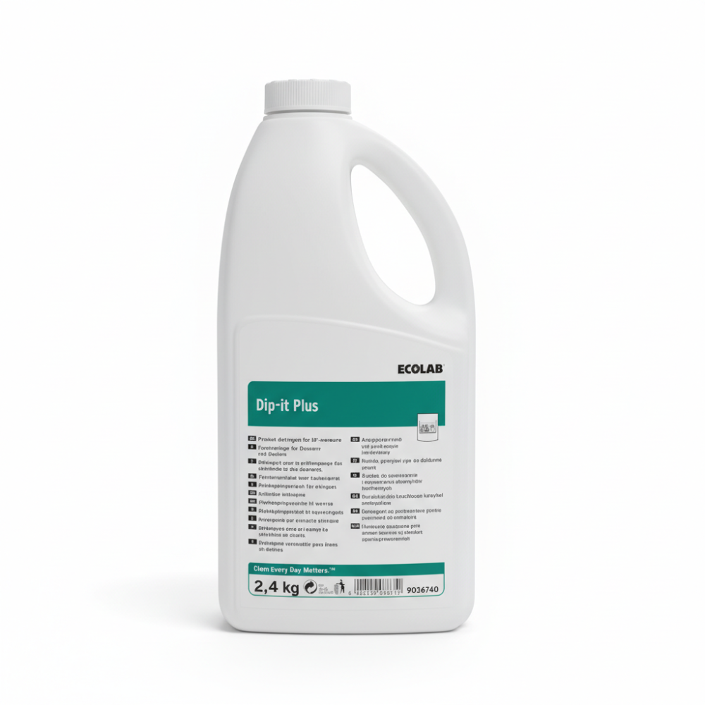 Ecolab Dip-it Plus – Pre-Soak Detergent for Cutlery & Kitchenware (2.4 kg)