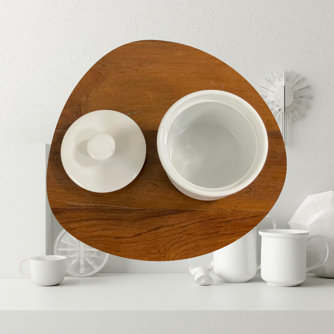 Royal Porcelain Dip/Chutney Container with Lid (440ml)