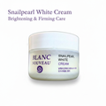 Blanc Nouveau Snailpearl White Cream jar on a white background