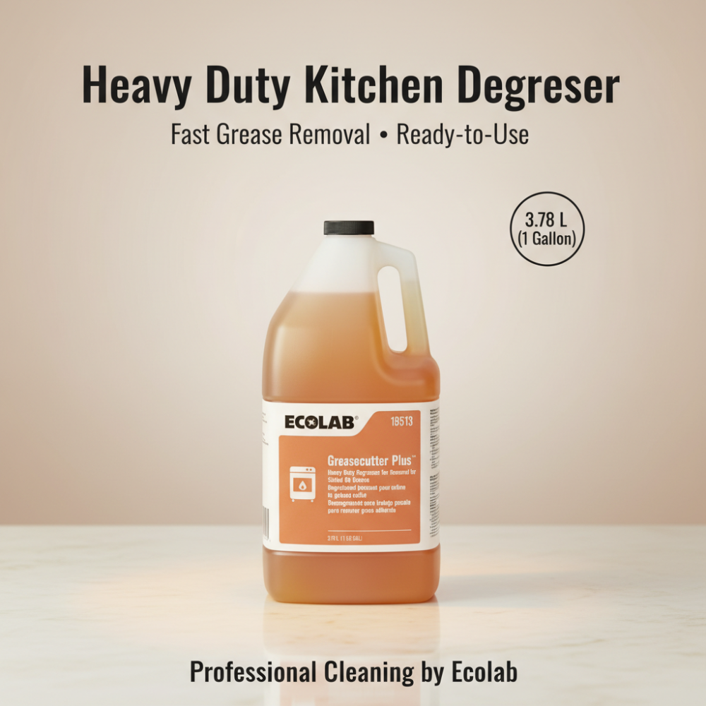 Ecolab Greasecutter Plus – Heavy Duty Kitchen Degreaser (1 US Gallon / 3.78 L) | 19513