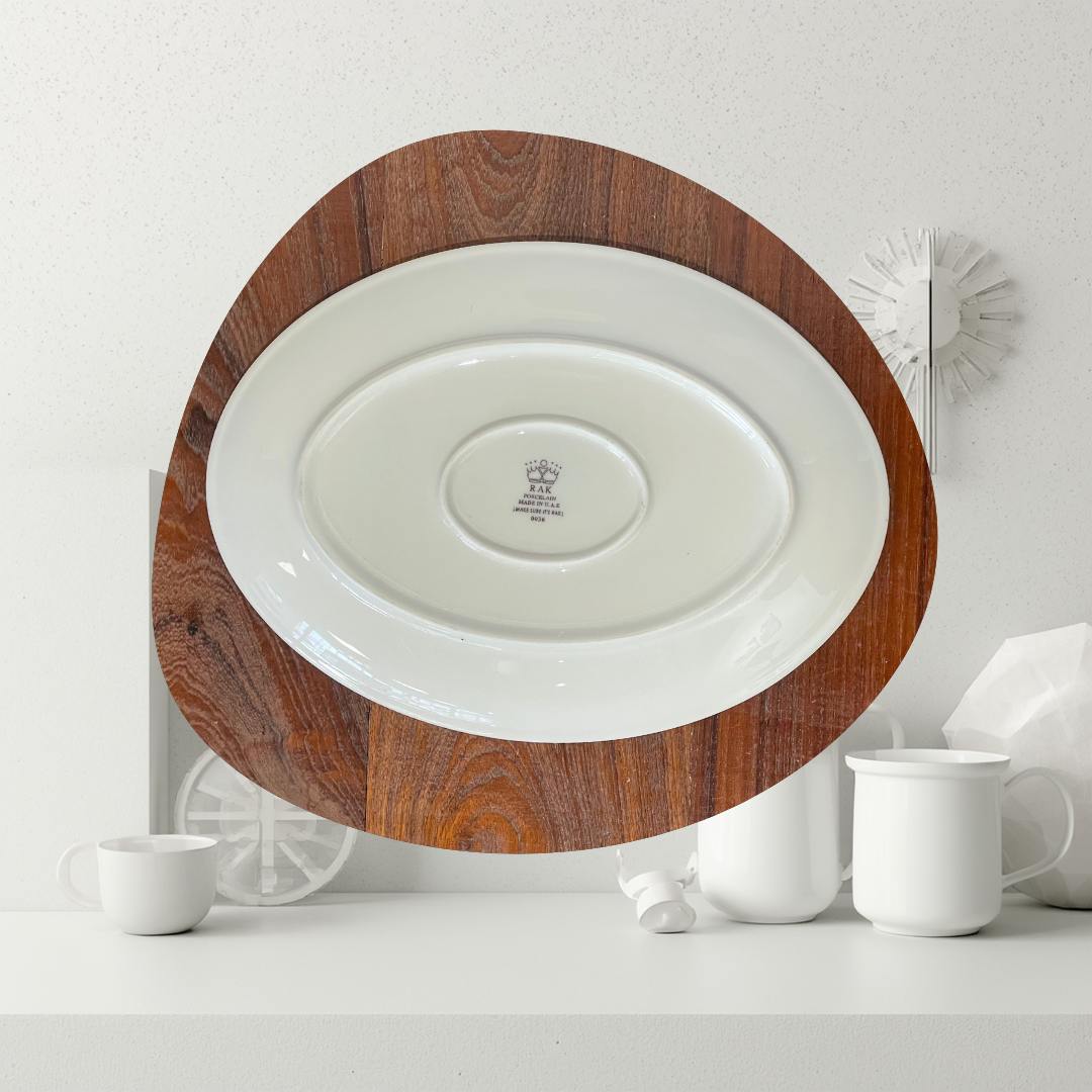 RAK Porcelain Oval Platter (Slightly off-white)