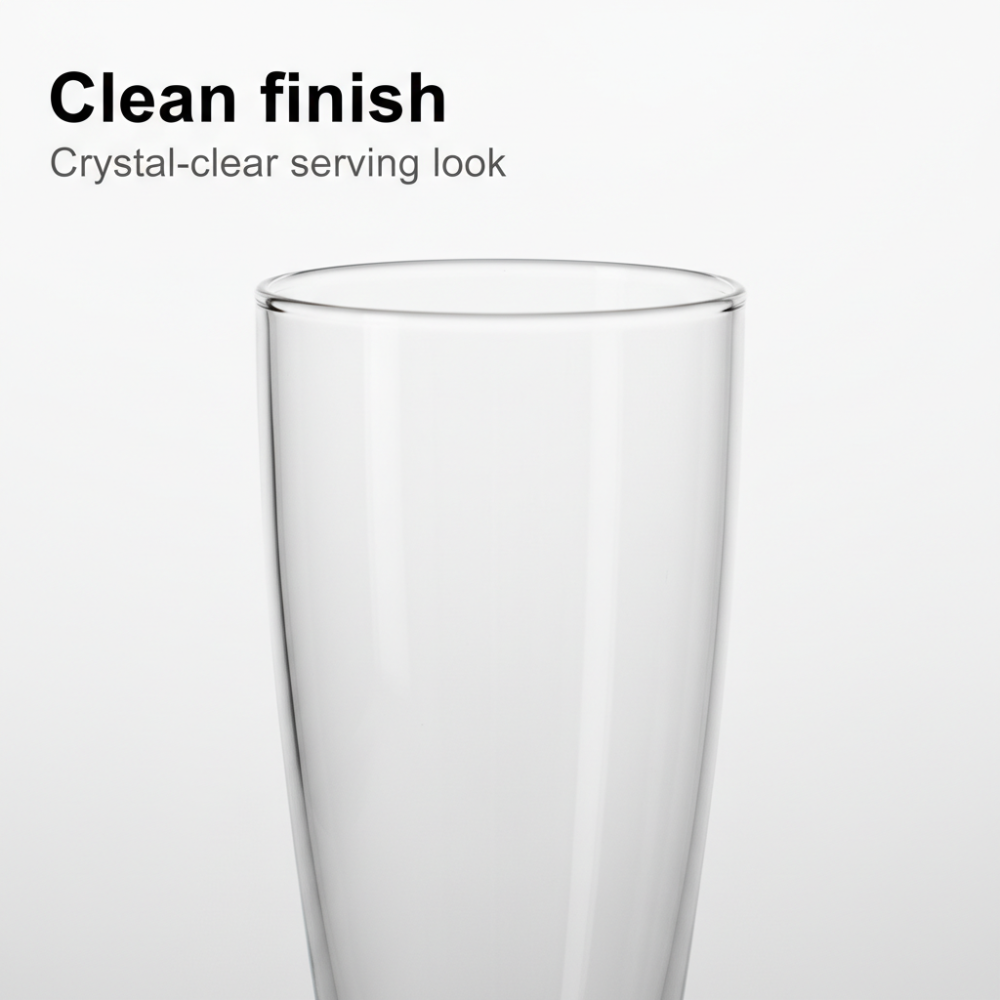 Ocean Footed Tall Glass 350ml | Premium Beverage Glass for Beer & Mocktails