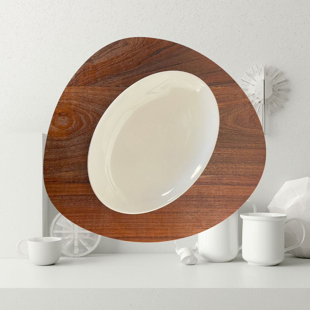 RAK Porcelain Oval Platter (Slightly off-white)