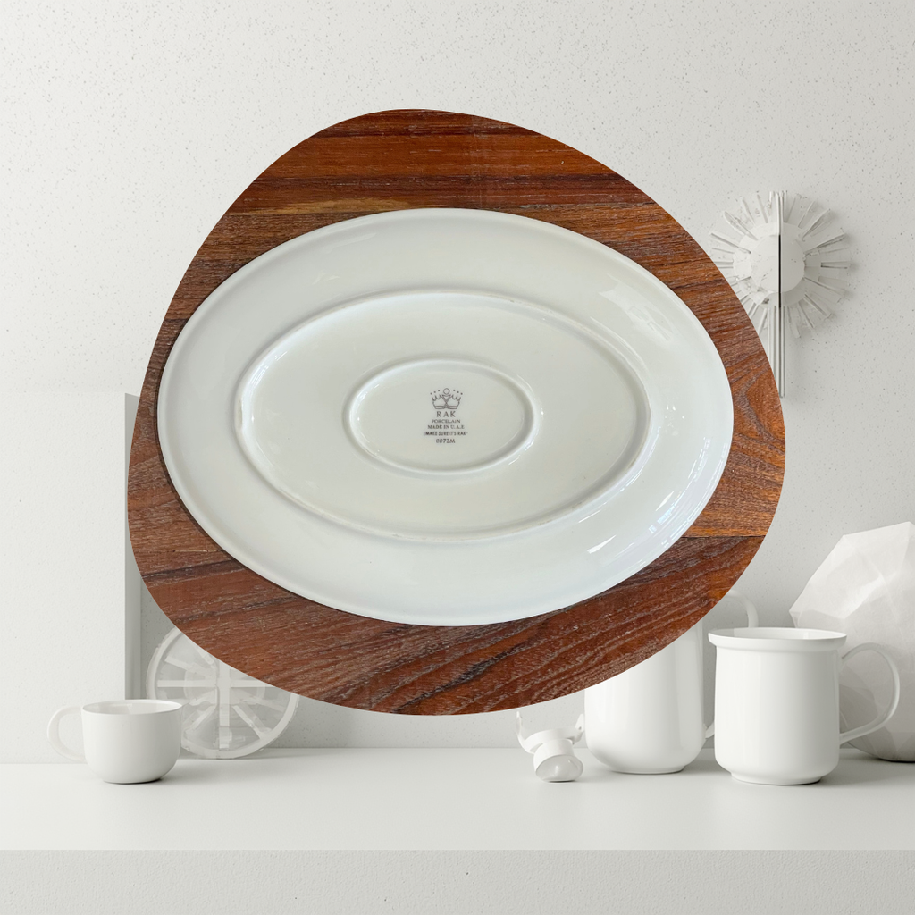 RAK Oval Porcelain Platter (Slightly off-white)