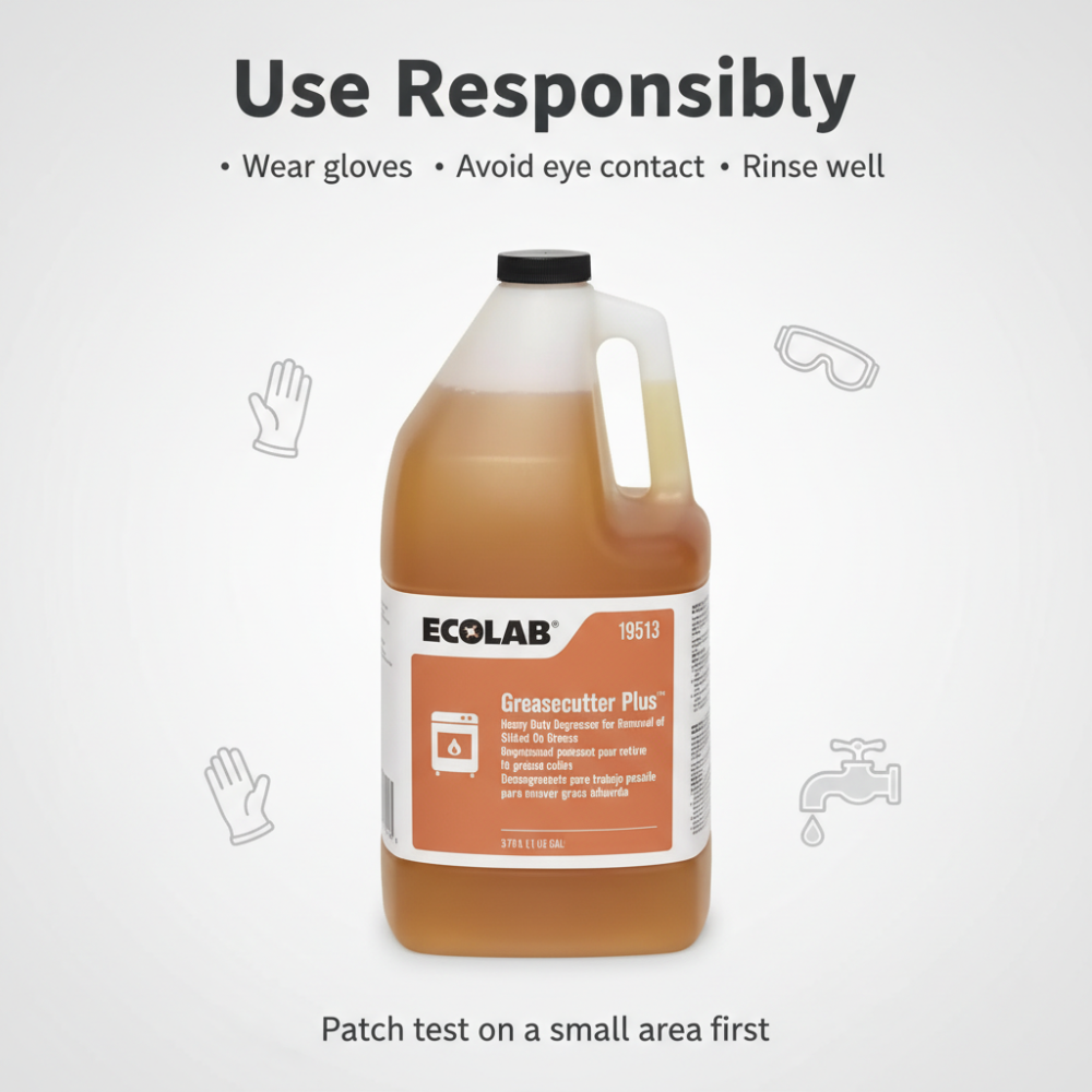 Ecolab Greasecutter Plus – Heavy Duty Kitchen Degreaser (1 US Gallon / 3.78 L) | 19513