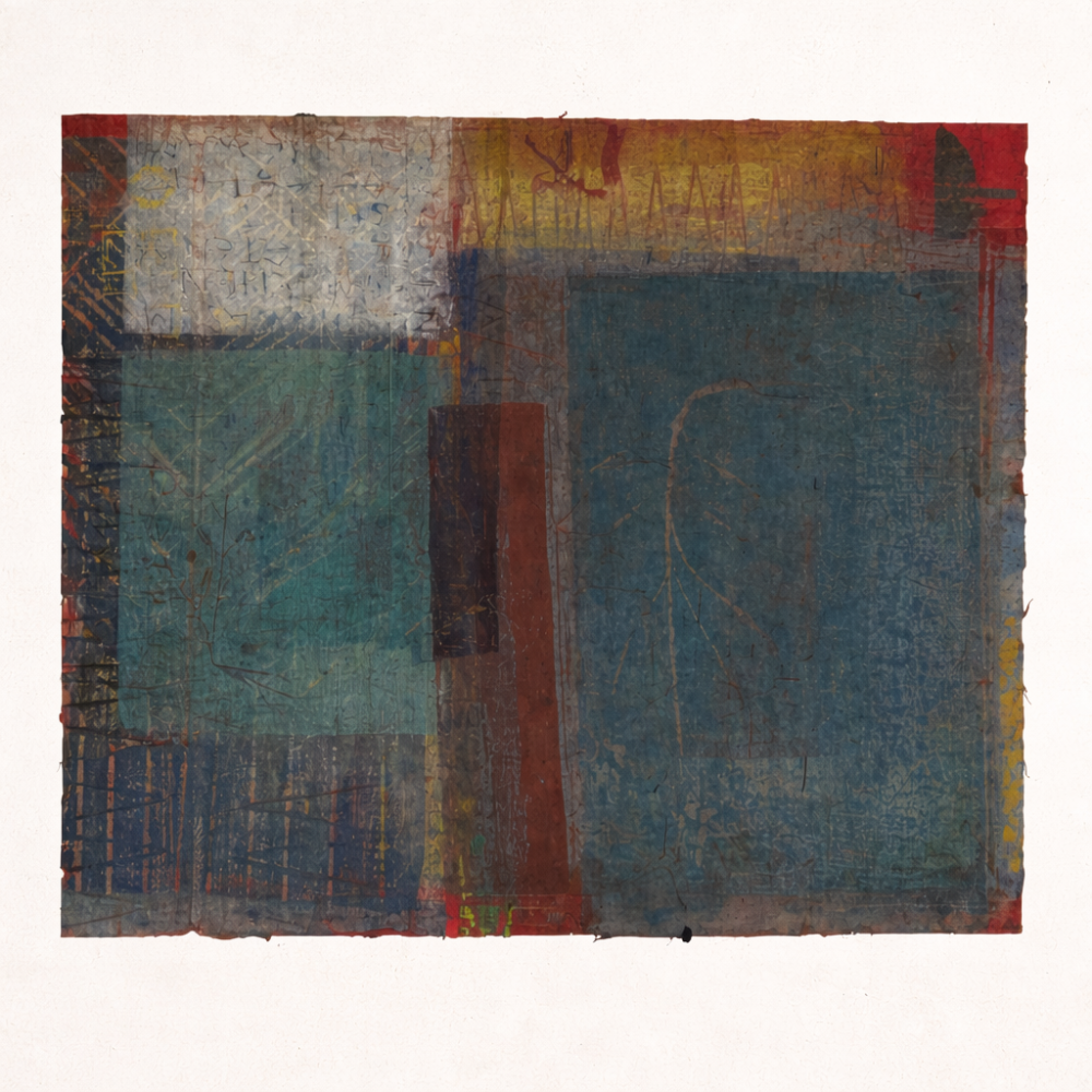 Intervals — Abstract Mixed Media Artwork (Framed)