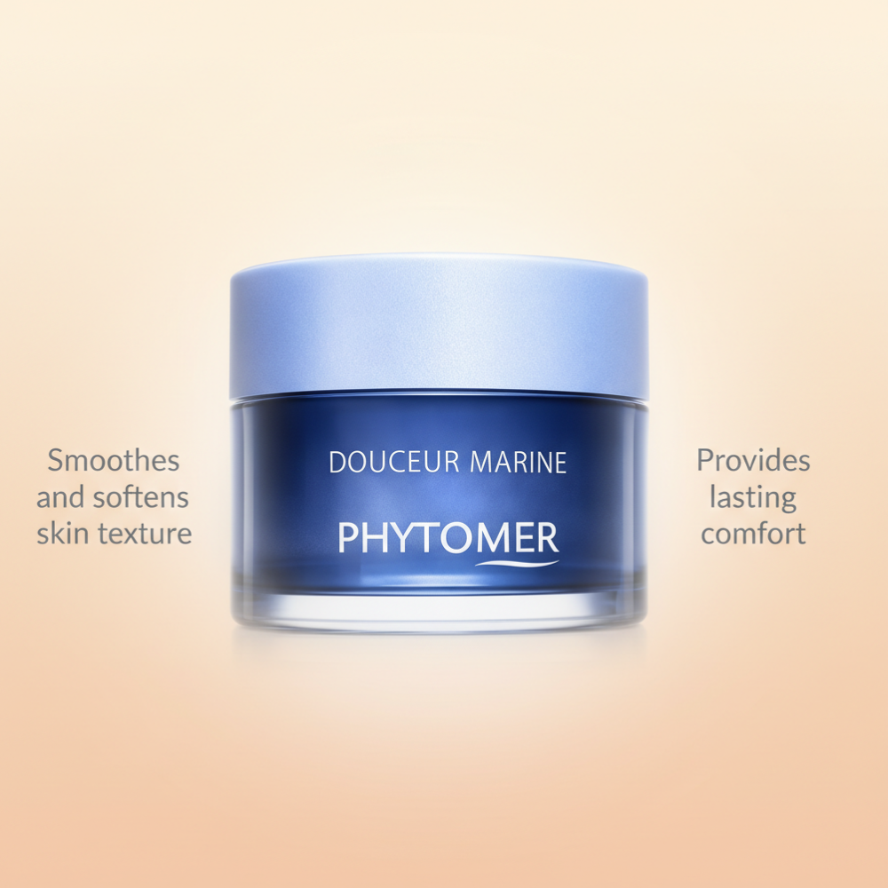 Douceur Marine-Phytomer- Velvet Smoothing Cream Comfort & Skin Smoothness -Provides Lasting Comfort 