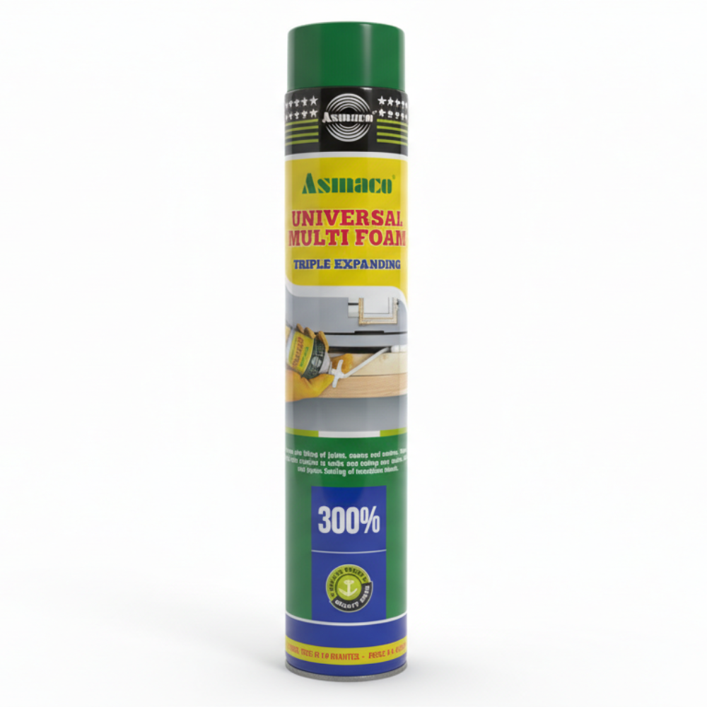 Asmaco Universal Multi Foam 750ml | Triple Expanding 300% Gap Filler