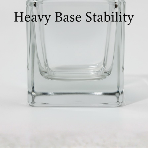 90 ml Square Shot Glass – Heavy Base Premium Clear Glass