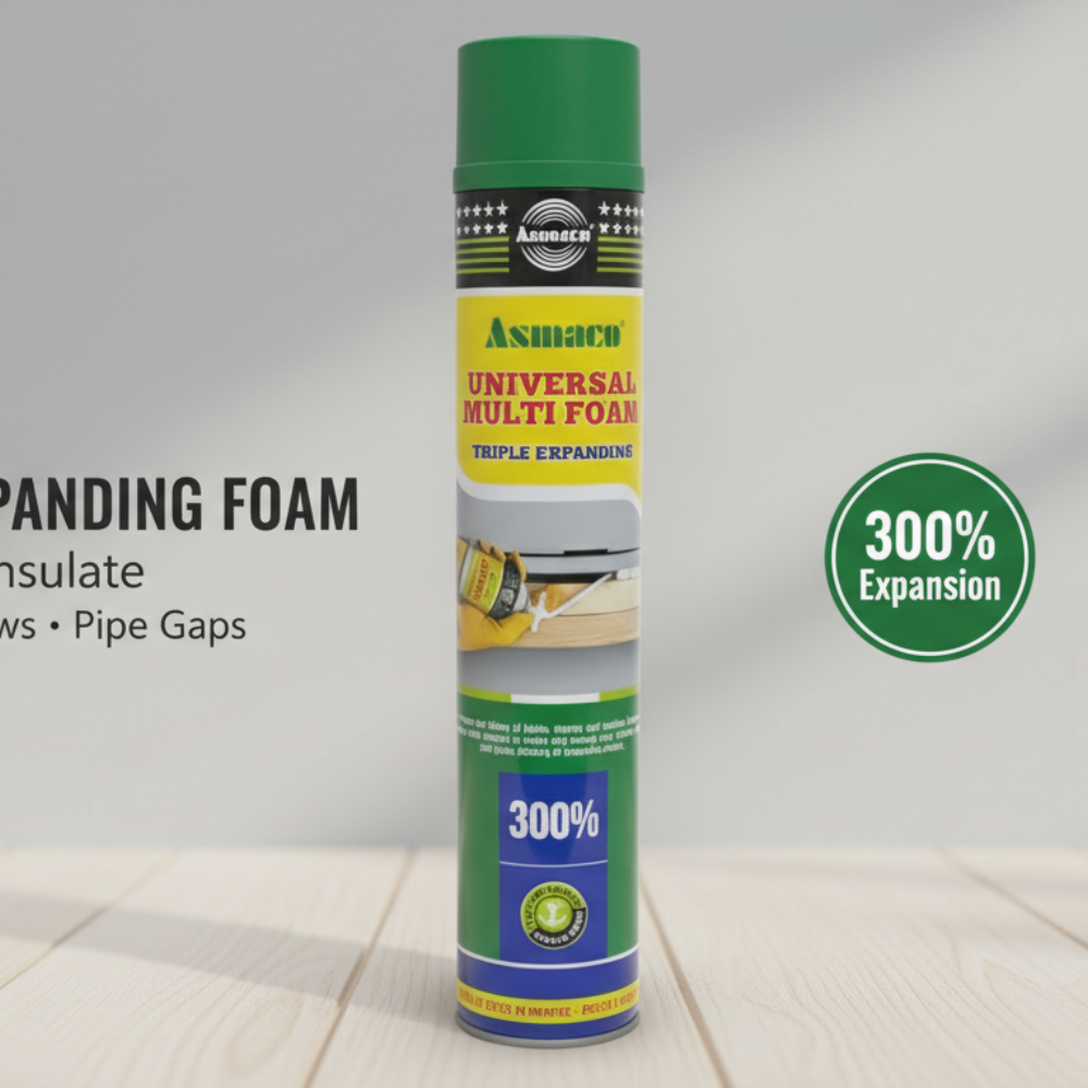 Asmaco Universal Multi Foam 750ml | Triple Expanding 300% Gap Filler