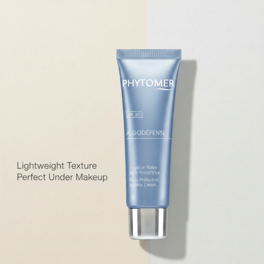 Phytomer Agodefense Multi-Protective Wrinkle Cream 50ml Lightweight Texture-Perfect Under Makeup
