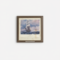 Bear of Oakland Maritime Artwork | Historic Sailing Ship Vintage Framed Print