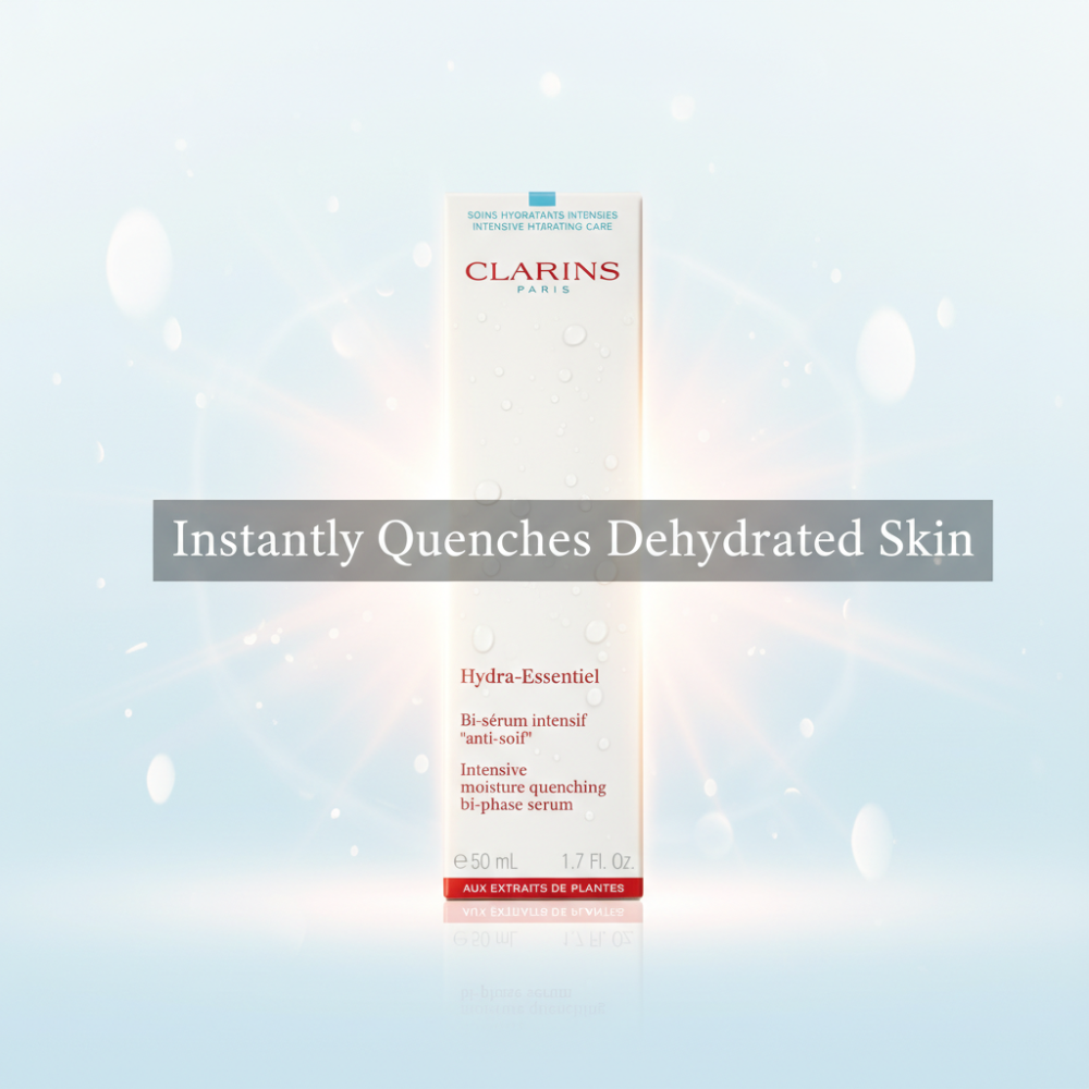 Clarins Hydra-Essentiel Bi-Phase Serum (50ml) | Intensive Hydration Care