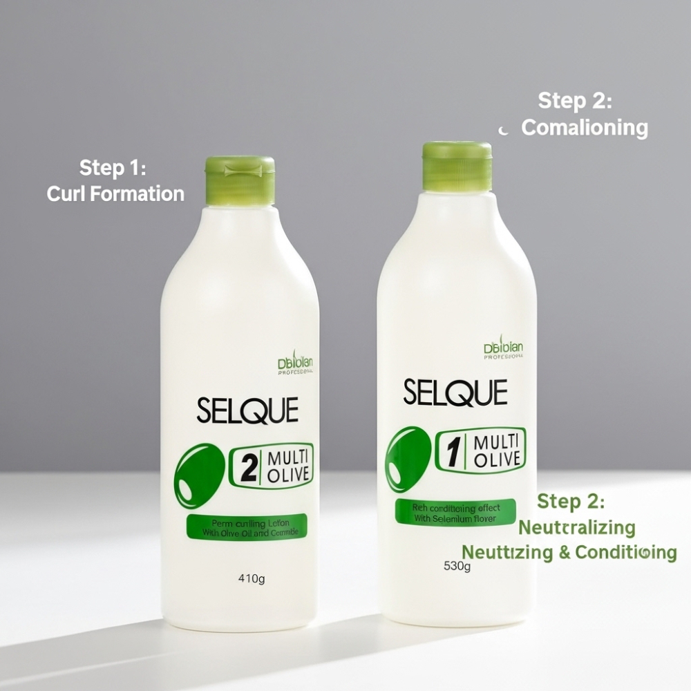 Obsidian SELQUE Multi Olive Hair Perm | Professional Conditioning System