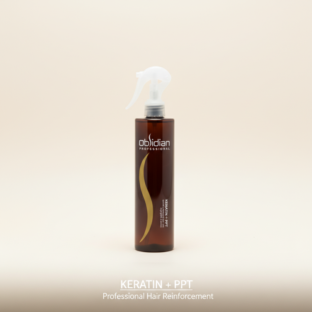 Obsidian Professional Keratin + PPT Reinforcing Spray | Damage Repair & Heat Protection