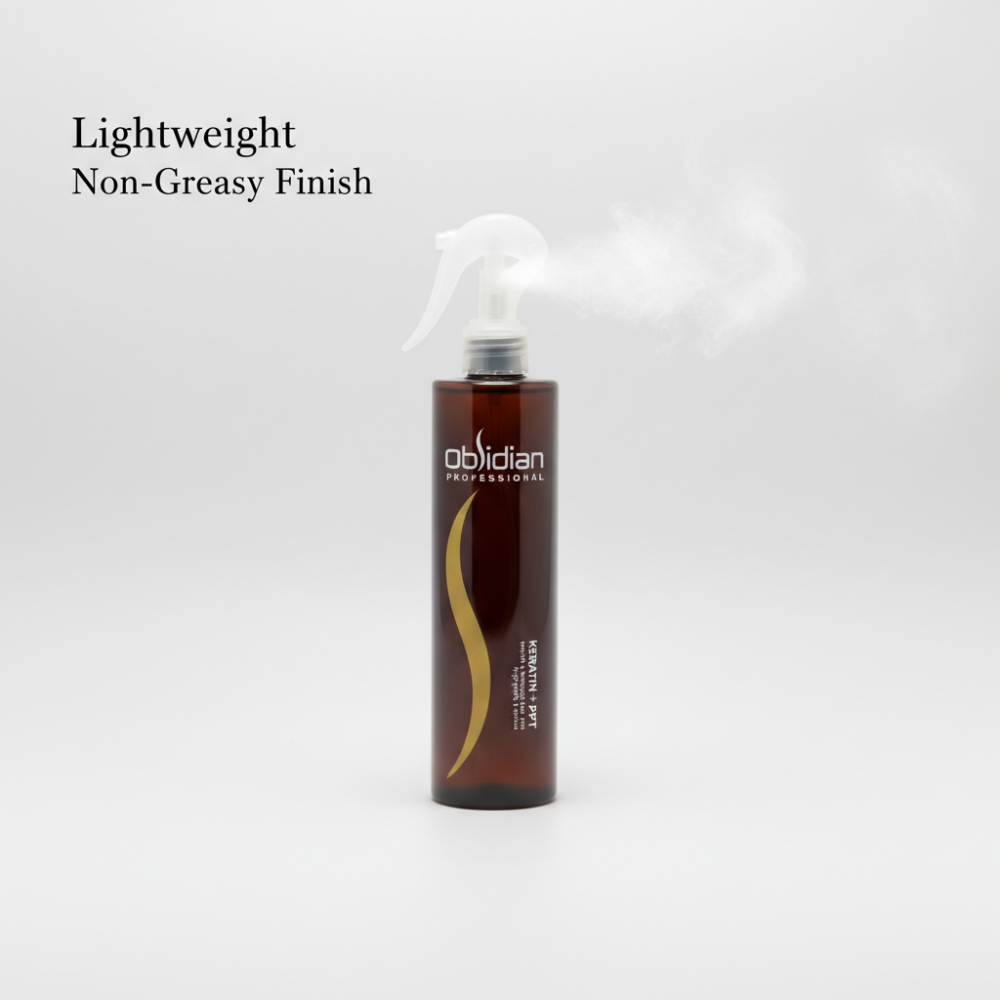 Obsidian Professional Keratin + PPT Reinforcing Spray | Damage Repair & Heat Protection