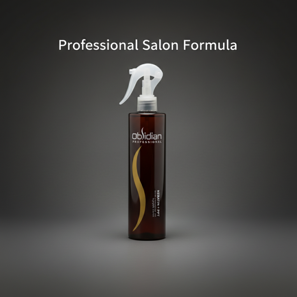 Obsidian Professional Keratin + PPT Reinforcing Spray | Damage Repair & Heat Protection