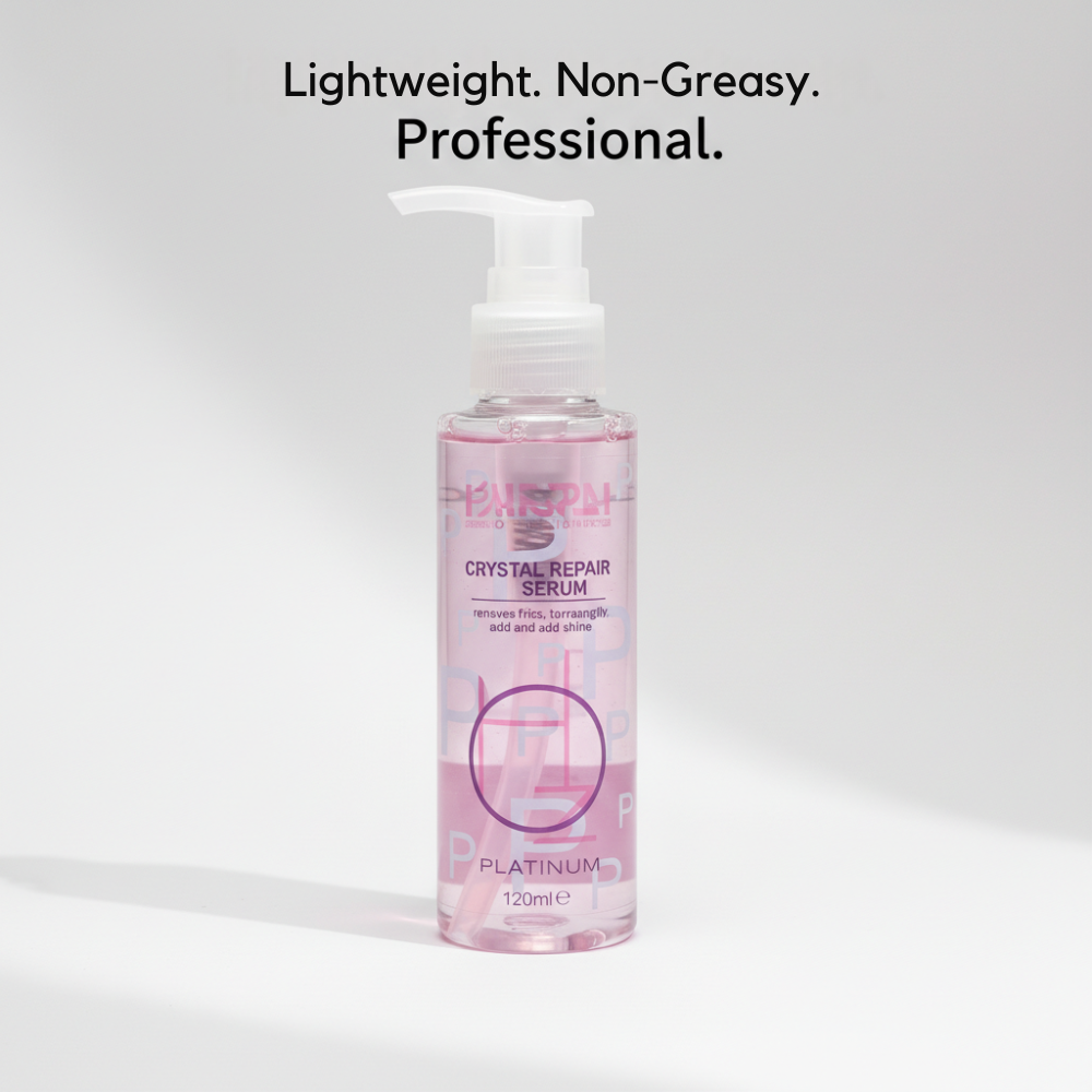 Platinum Crystal Repair Serum | Professional Anti-Frizz Hair Serum 120 ml