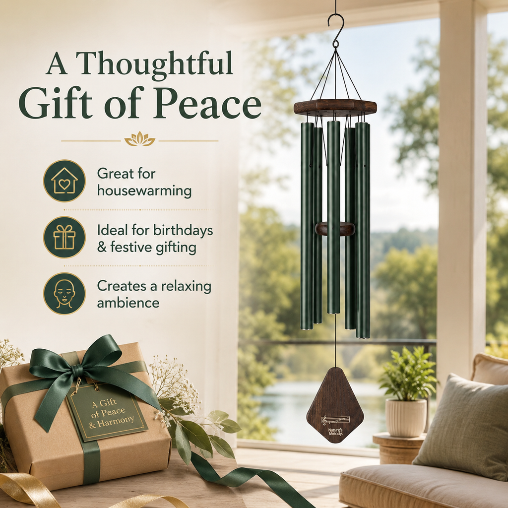 Nature's Melody Premiere Grande wind chime product feature view