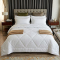 White Striped Duvet (110x90inch)