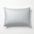Blue-white striped pillow high density