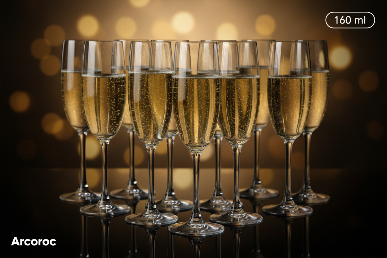 Arcoroc Champagne Flute Banner