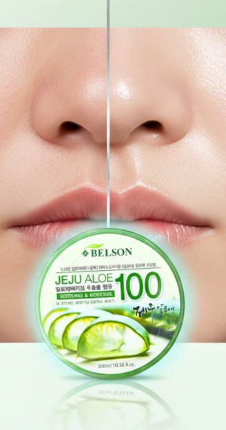 BELSON Jeju Aloe 100 Soothing Gel - Background image