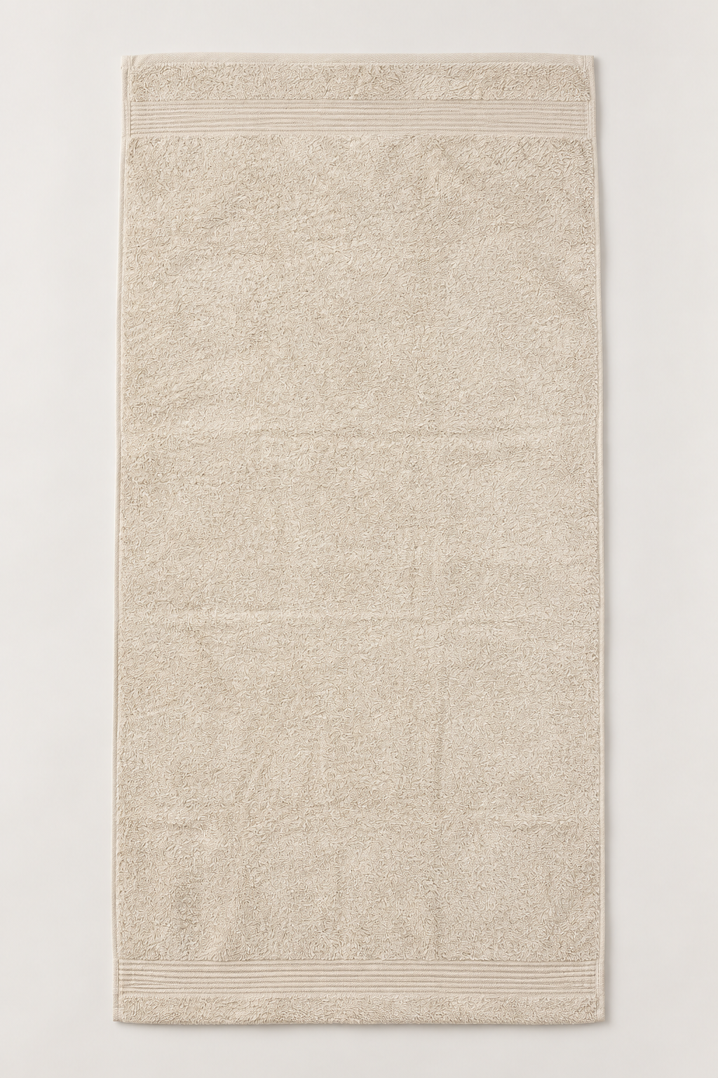 Cream Red Tag Fashion cotton terry bath towel measuring 70 x 140 cm