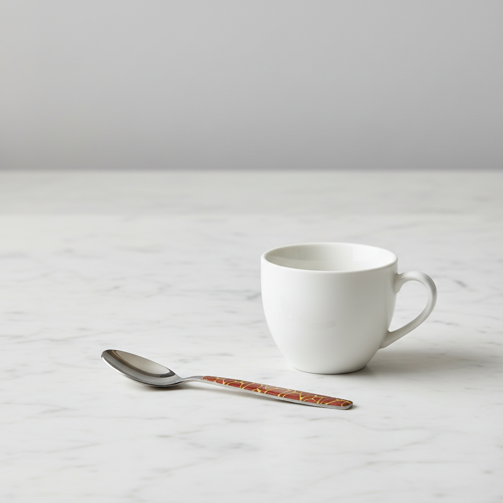 Giraffe Teaspoon 13.5cm – Lifestyle with Scale