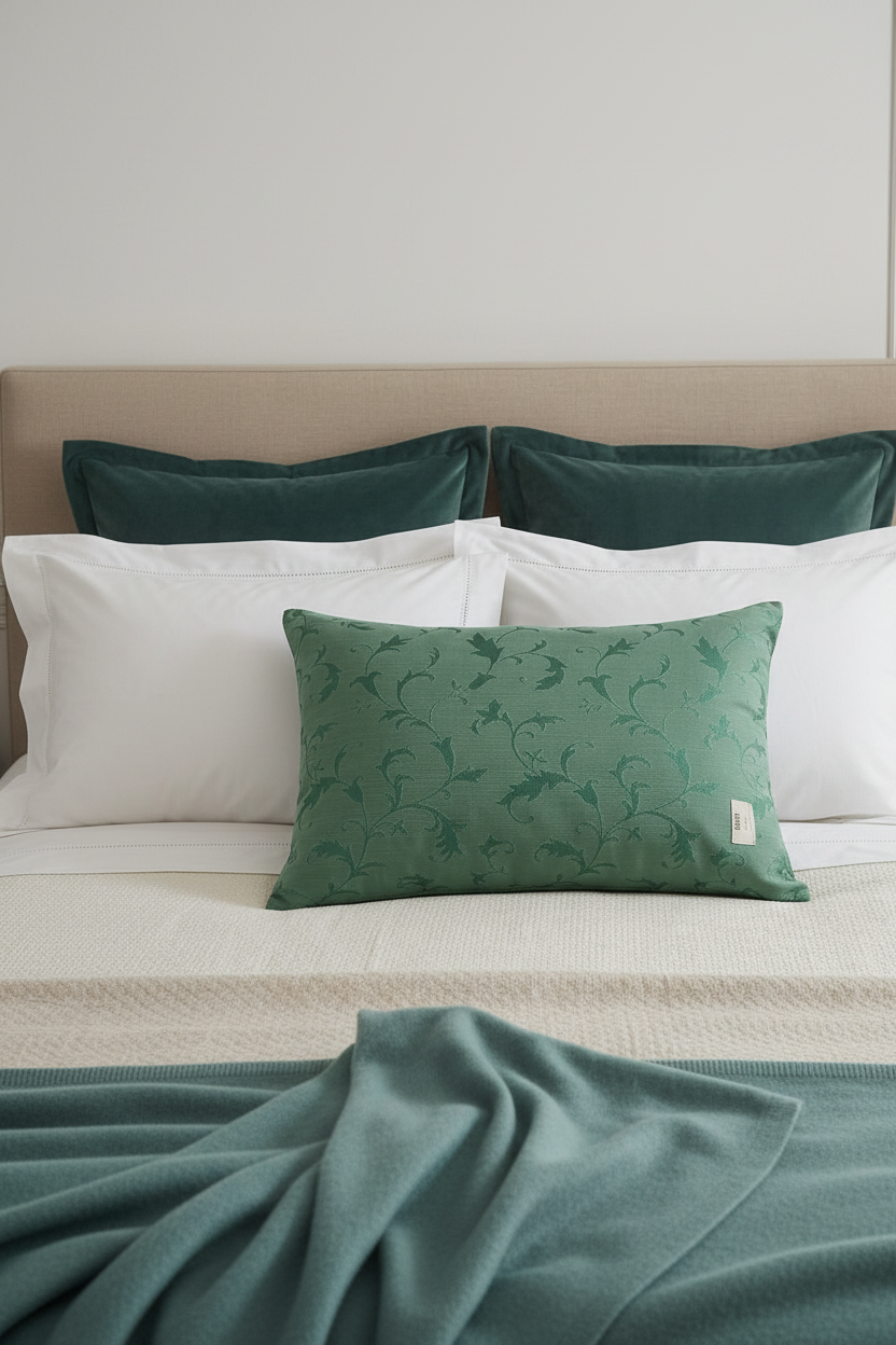 Green Pillow Mobile Banner