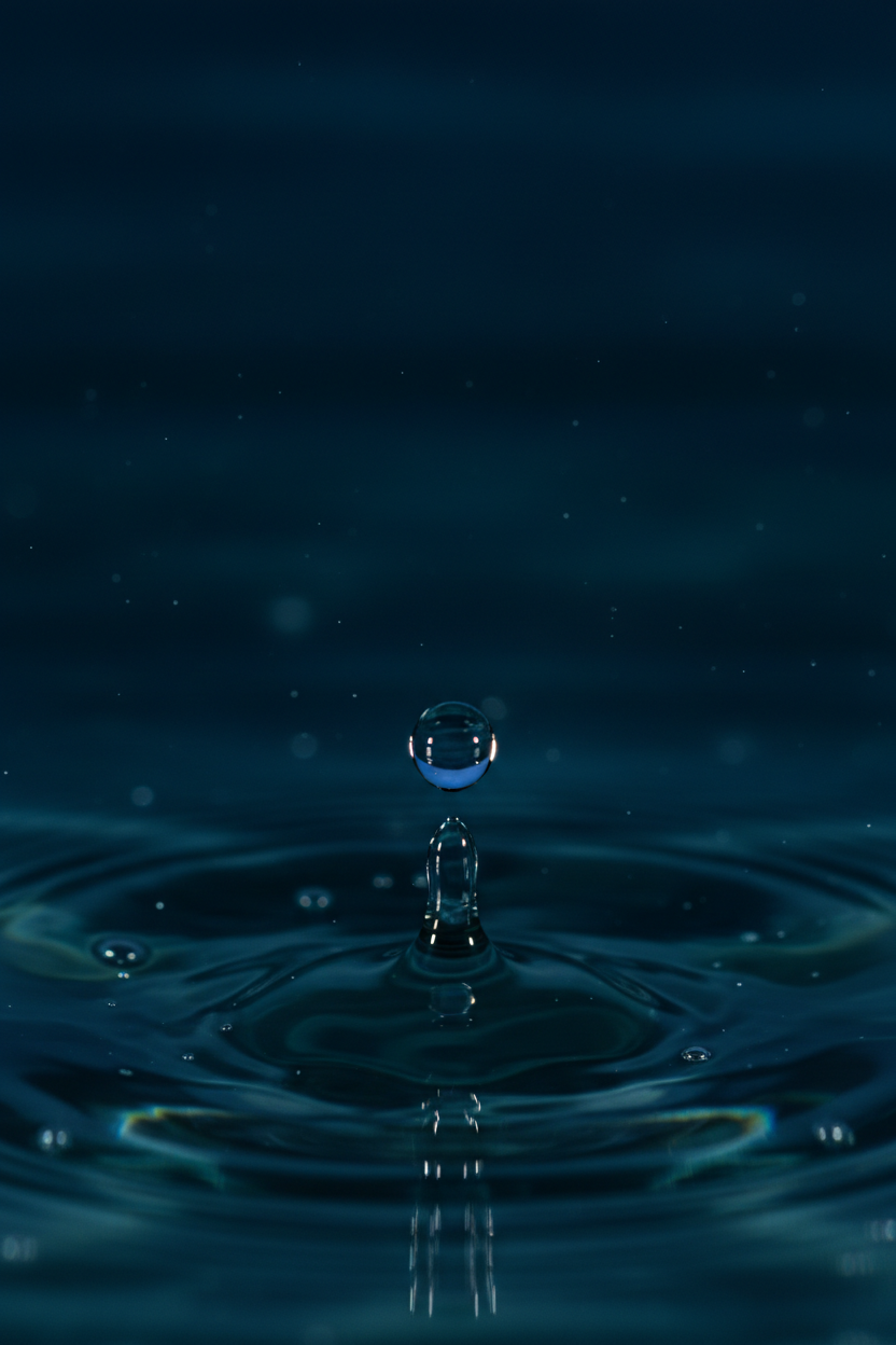 Atlantic ocean water droplet marine science
