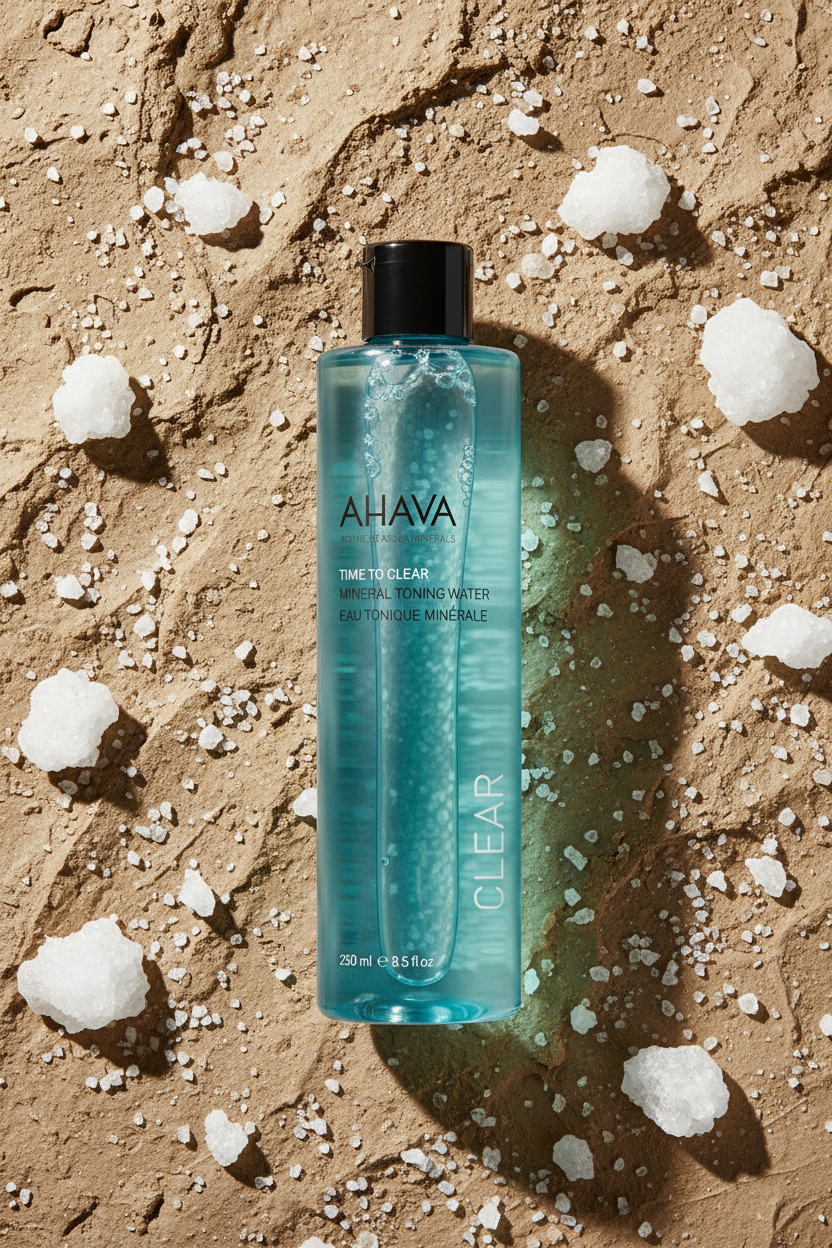 AHAVA Toning Water bottle Dead Sea salt mineral product hero