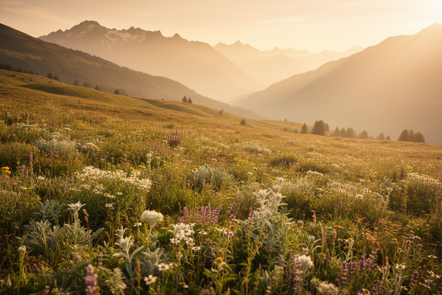 Clarins heritage — French alpine botanical garden