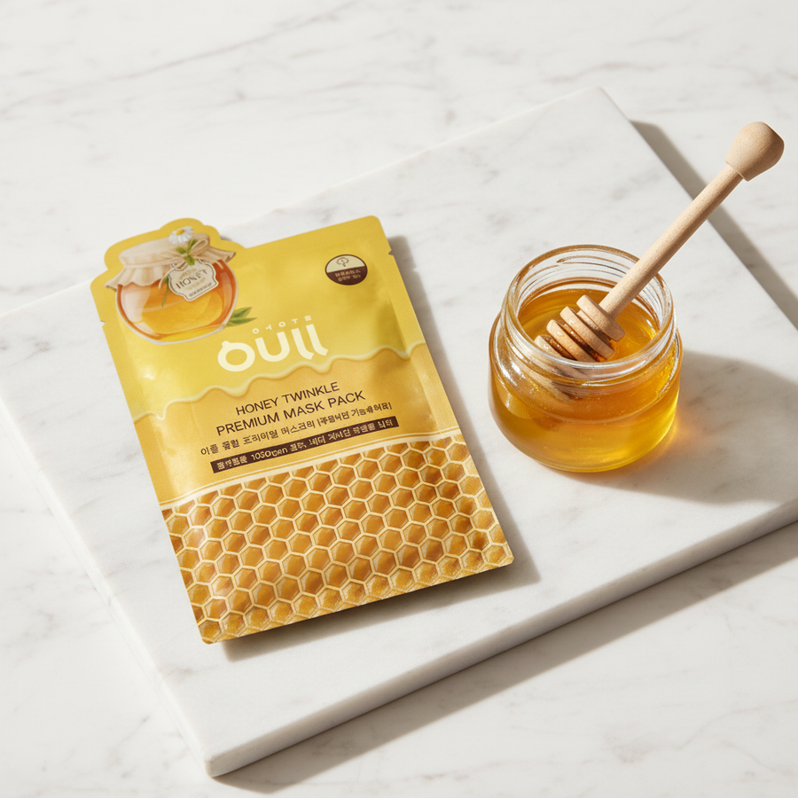 OUll Honey Twinkle Premium Mask Pack honey gold skincare India