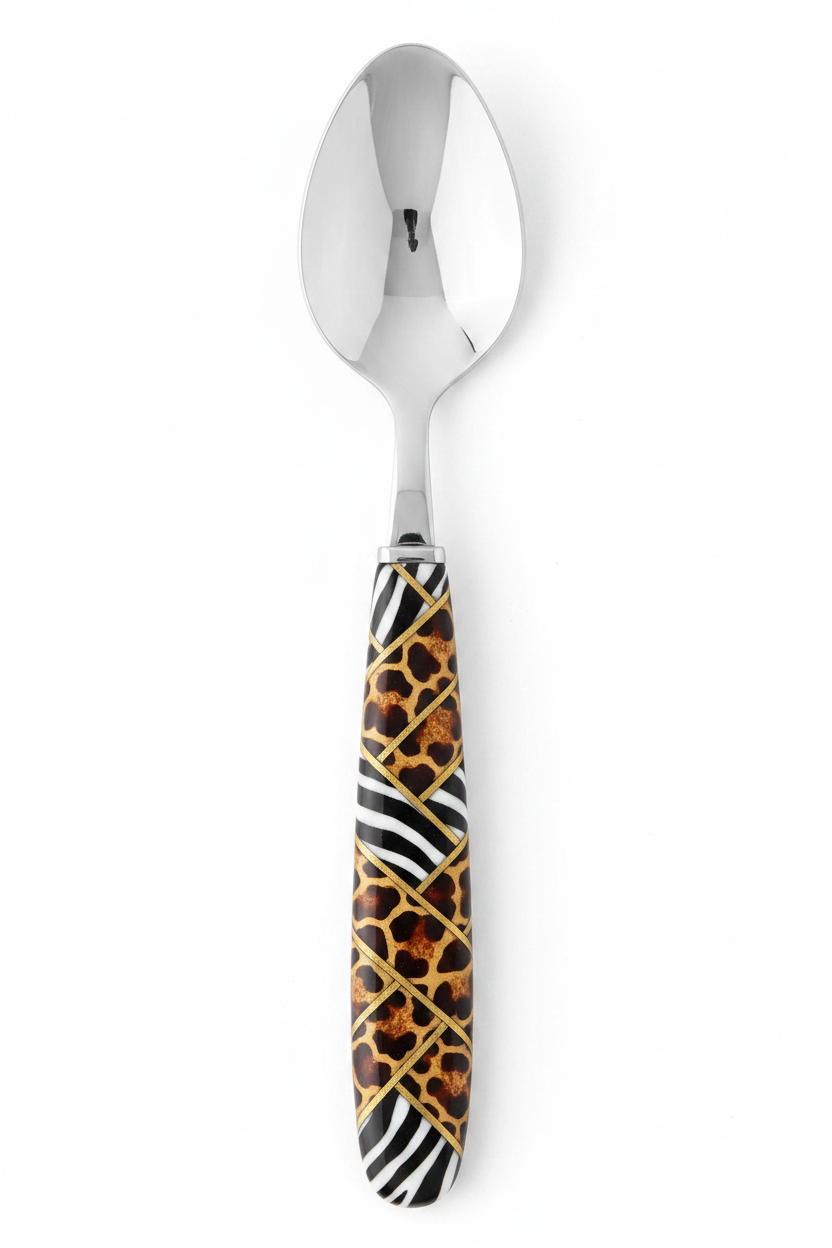 Mixed Safari Teaspoon – Handle Detail