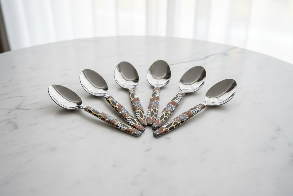 Mixed Safari Teaspoon – Set of 6