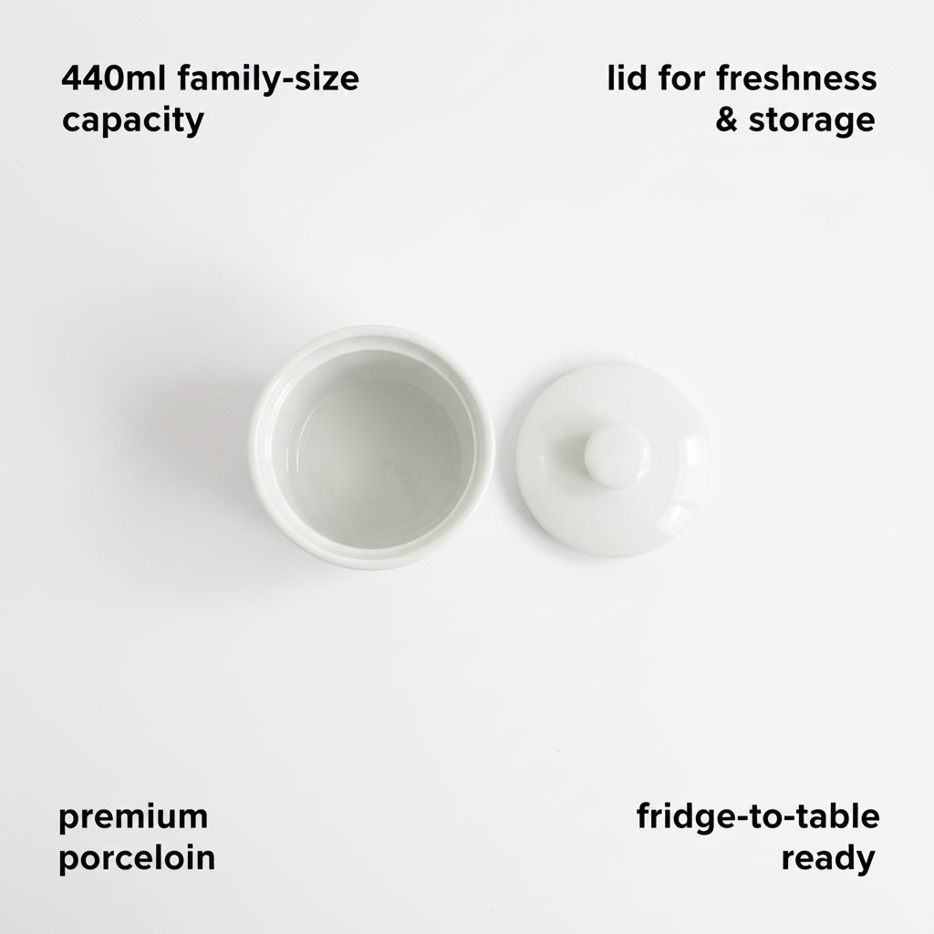 Royal Porcelain Lidded Container USP